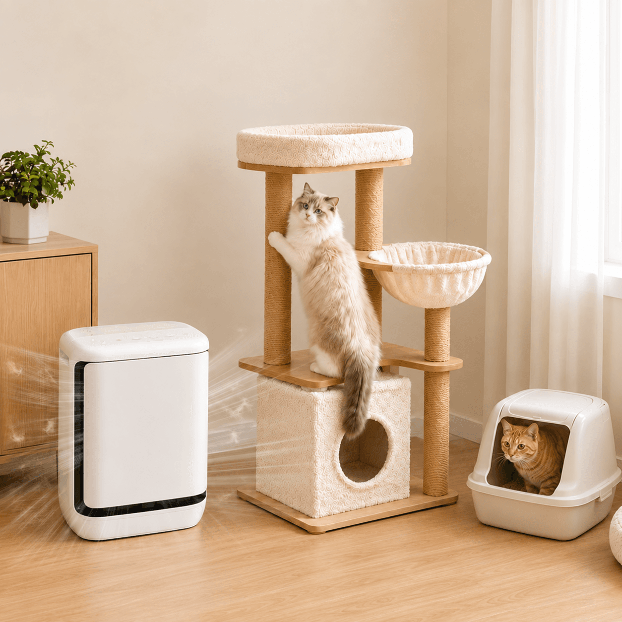 Vital Pet Pro · Cat-household use case · fur and odor management
